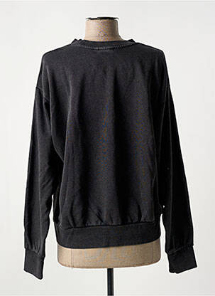 Sweat-shirt à capuche stretch manches longues noir ONLY femme