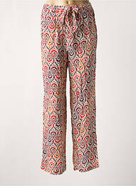 Pantalon large tissage crêpe rouge ONLY femme