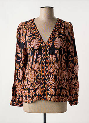 Chemisier noir LA PETITE ETOILE pour femme