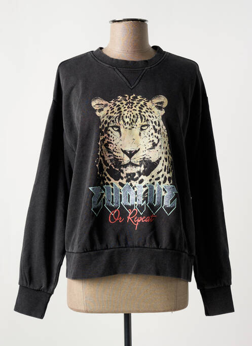 Sweat-shirt à capuche noir ONLY pour femme