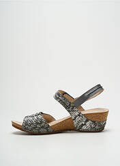 Sandales/Nu pieds gris PEDI GREEN pour femme seconde vue