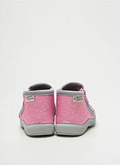 Chaussons/Pantoufles rose LA MAISON DE L'ESPADRILLE pour fille seconde vue