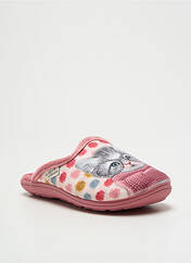Chaussons/Pantoufles rose LA MAISON DE L'ESPADRILLE pour fille seconde vue