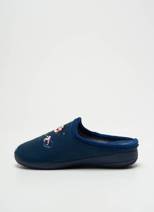Chaussons/pantoufles bout rond bout rond bleu LA MAISON DE L'ESPADRILLE garcon