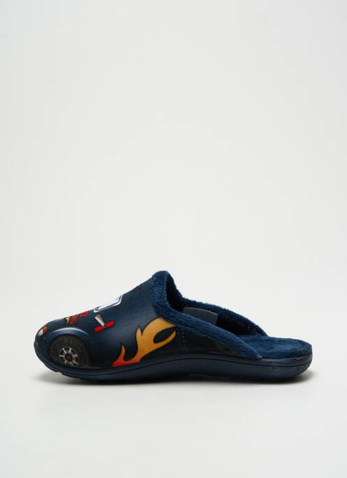 Chaussons/pantoufles fourrée plateforme bleu LA MAISON DE L'ESPADRILLE garcon