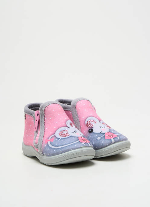 Chaussons/Pantoufles rose LA MAISON DE L'ESPADRILLE pour fille