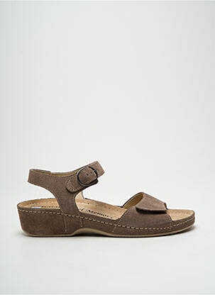 Sandales/nu pieds bout ouvert talon de 4 à 6cm marron ROHDE femme