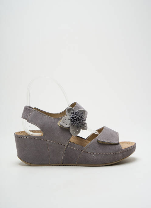 Sandales/Nu pieds gris ROHDE pour femme