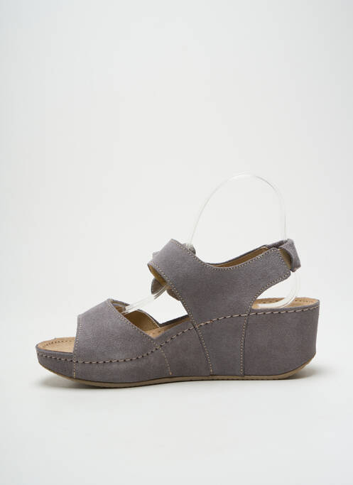 Sandales/Nu pieds gris ROHDE pour femme