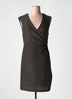 Robe courte sans manche sans manche or LES P'TITES BOMBES femme