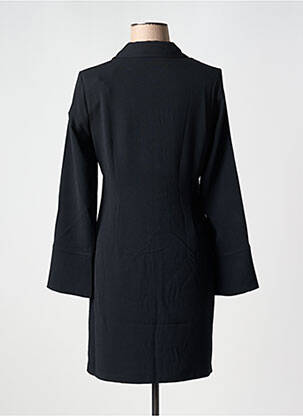 Robe courte manches longues manches longues noir YAYA femme