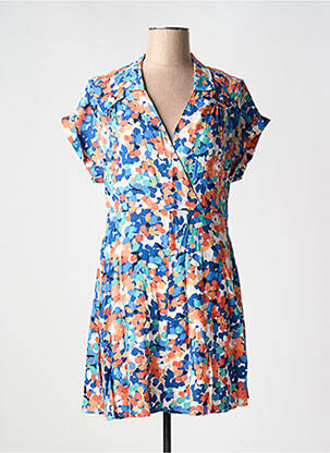 Robe courte manches courtes manches courtes bleu MOLLY BRACKEN femme