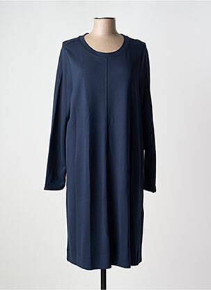 Robe mi-longue manches longues manches longues bleu CECIL femme