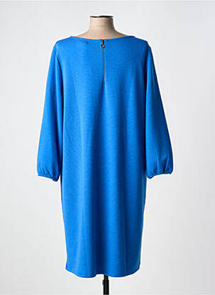 Robe mi-longue manches longues manches longues bleu STREET ONE femme