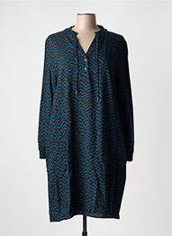 Robe mi-longue coupe fluide manches longues noir STREET ONE femme