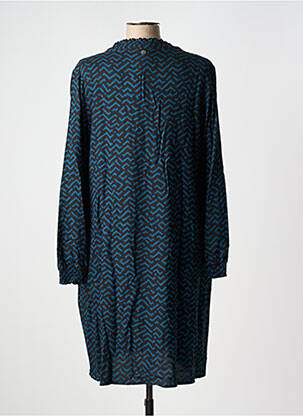 Robe mi-longue coupe fluide manches longues noir STREET ONE femme
