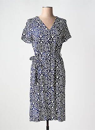 Robe mi-longue bleu STREET ONE pour femme