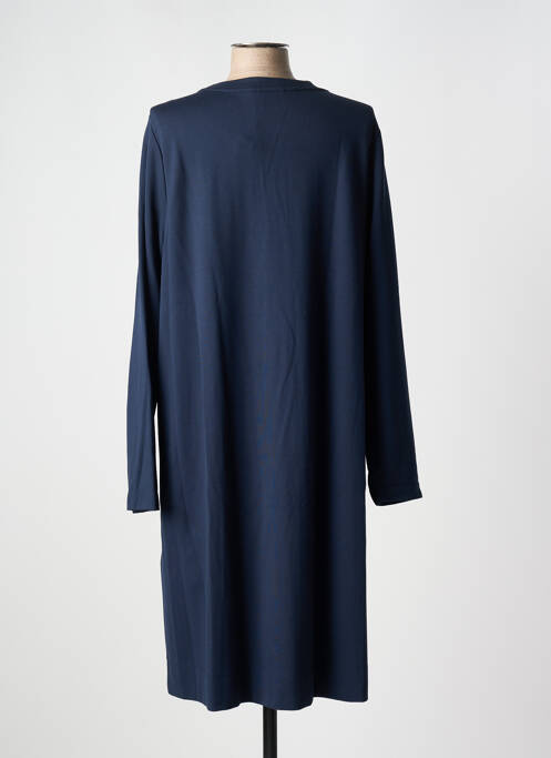 Robe mi-longue manches longues manches longues bleu CECIL femme