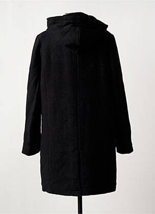 Manteau long coupe cintrée a capuche noir FREEMAN T.PORTER femme