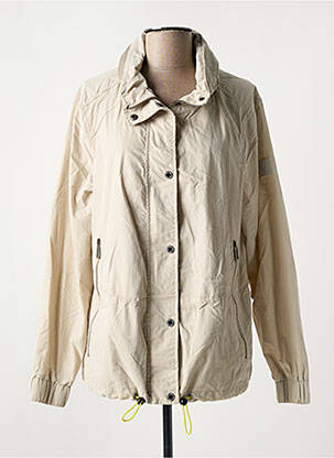 Coupe-vent poches a capuche beige CECIL femme