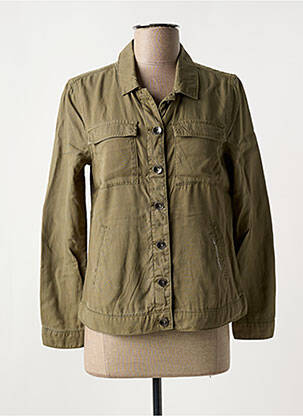 Veste casual poches vert LES P'TITES BOMBES femme