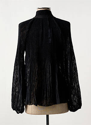 Blouse légère et transparente manches longues noir LES P'TITES BOMBES femme