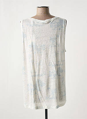 Débardeur stretch sans manche beige YAYA femme