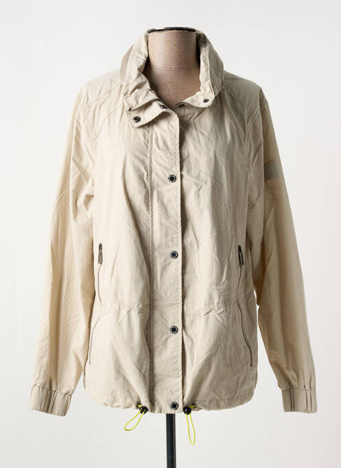 Coupe-vent manches longues a capuche beige CECIL femme