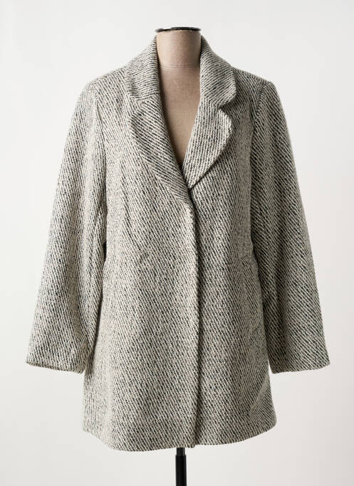 Manteau court gris BRANDTEX pour femme