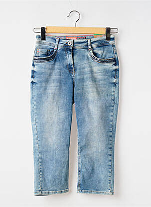 Jeans coupe slim stretch taille normale bleu CECIL femme