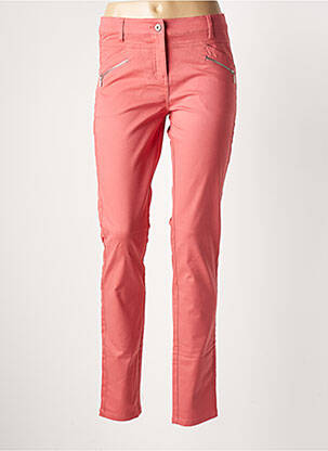 Jeans coupe slim stretch taille normale orange BRANDTEX femme