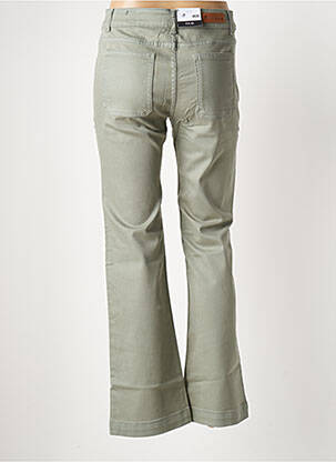 Jeans bootcut taille haute taille haute vert F.A.M. femme