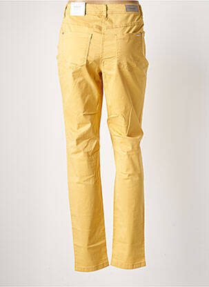 Jeans coupe slim taille normale taille normale jaune BRANDTEX femme