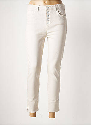 Jeans skinny taille haute taille haute gris YAYA femme