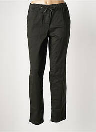 Pantalon chino tissage popeline taille normale vert CECIL femme