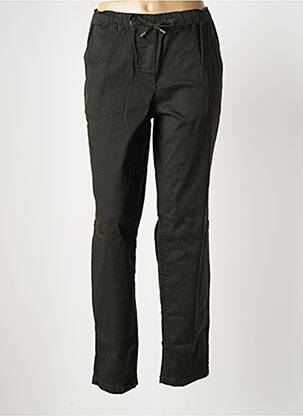 Pantalon chino tissage popeline taille normale vert CECIL femme
