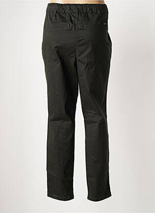 Pantalon chino tissage popeline taille normale vert CECIL femme