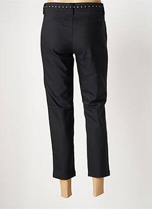 Pantalon droit taille à pinces taille basse noir FREEMAN T.PORTER femme