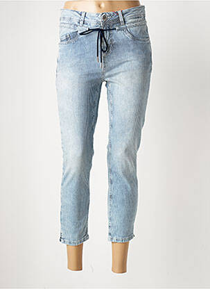 Jeans coupe slim stretch taille haute bleu STREET ONE femme