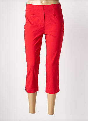 Legging stretch taille normale rouge BRANDTEX femme