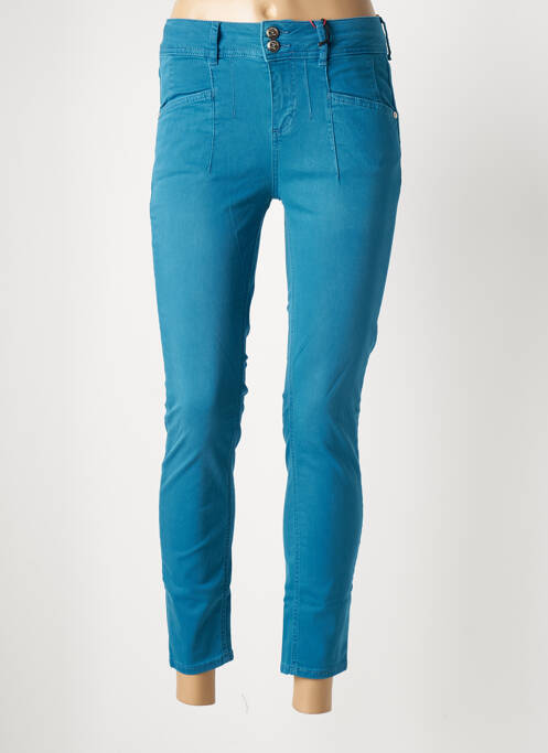 Jeans coupe slim stretch taille haute bleu STREET ONE femme