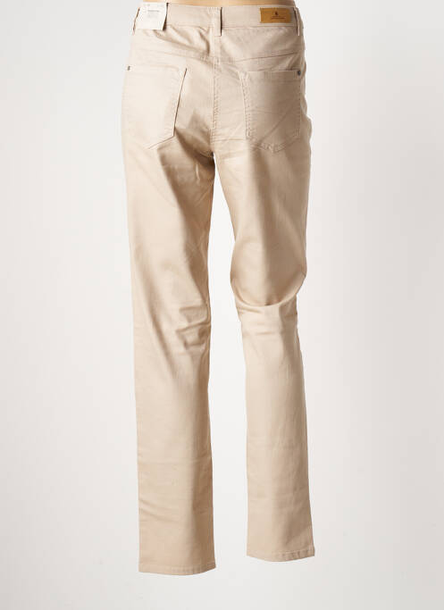 Jeans coupe slim beige BRANDTEX pour femme