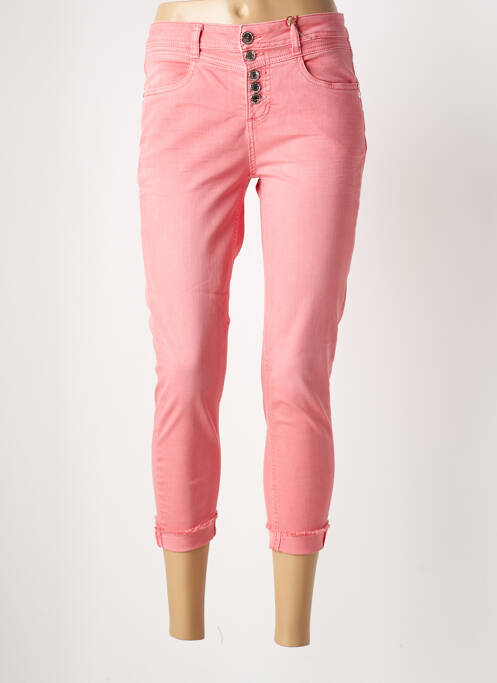Jeans coupe slim rose STREET ONE pour femme