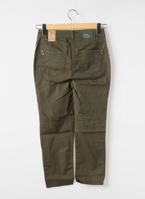 Pantacourt vert CECIL pour femme