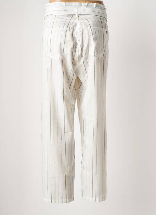 Pantalon droit beige FREEMAN T.PORTER pour femme