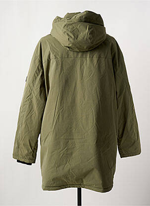 Parka finition intérieure doublure satiné sans capuche vert CAMBRIDGE homme