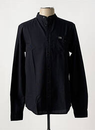 Chemise manches longues coupe droite noir STREET ONE homme