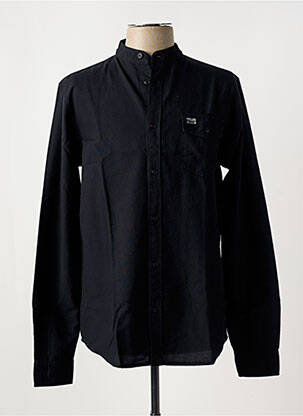 Chemise manches longues coupe droite noir STREET ONE homme
