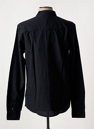 Chemise manches longues coupe droite noir STREET ONE homme