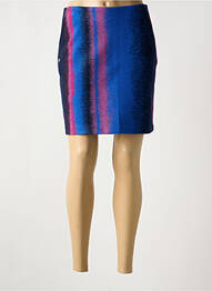 Jupe courte coupe droite bleu STREET ONE femme